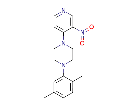 1-(2,5-Dimethyl-phenyl)-4-(3-nitro-pyridin-4-yl)-piperazine