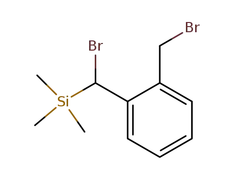 o-<α-(bromo)-α-(trimethylsilyl)-methyl>benzyl bromide