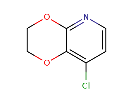 Molecular Structure of 156840-59-4 (8-Chloro-2,3-dihydro-[1,4]dioxino[2,3-b]pyridine)