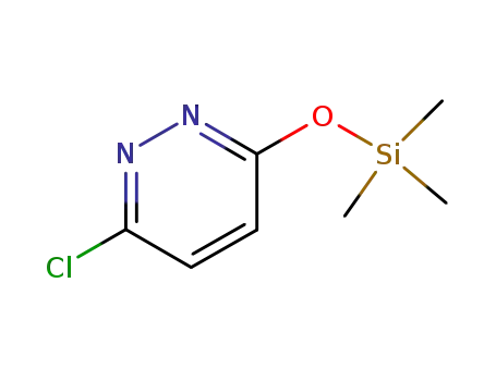 Molecular Structure of 57041-87-9 (3-chloro-6-trimethylsilanyloxy-pyridazine)