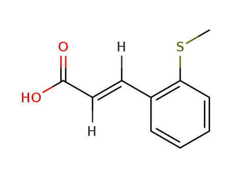 2-Propenoic acid, 3-[2-(methylthio)phenyl]-