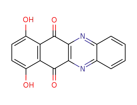 7,10-Dihydroxy-benzo<b>phenazine-6,11-quinone