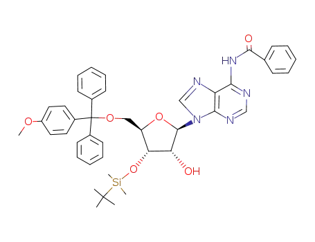 N-(9-((2R,3R,4S,5R)-4-((tert-Butyldimethylsilyl)oxy)-3-hydroxy-5-(((4-methoxyphenyl)diphenylmethoxy)methyl)tetrahydrofuran-2-yl)-9H-purin-6-yl)benzamide