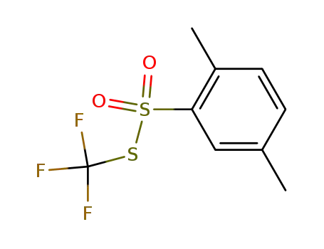 Molecular Structure of 17041-77-9 (2,5-C<sub>6</sub>H<sub>3</sub>(CH<sub>3</sub>)2SO<sub>2</sub>SCF<sub>3</sub>)