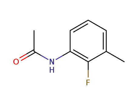 Molecular Structure of 704-37-0 (Acetamide, N-(2-fluoro-3-methylphenyl)-)