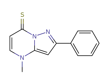 4-Methyl-2-phenyl-4H-pyrazolo[1,5-a]pyrimidine-7-thione
