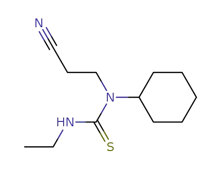 1-(2-Cyano-ethyl)-1-cyclohexyl-3-ethyl-thiourea