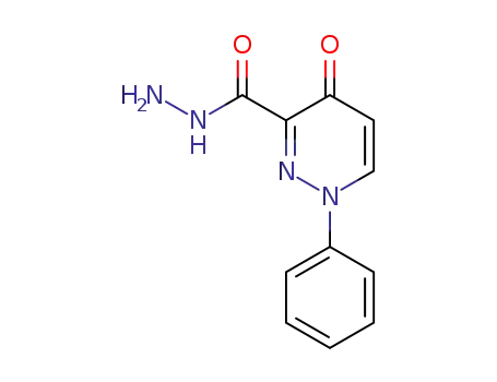 1-phenyl-3-carbohydrazide-4-(1H)-pyridazinone