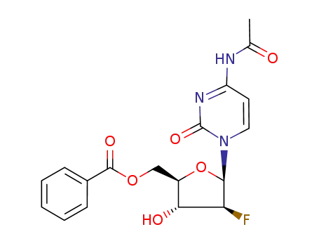 N-acetyl-1-(5-O-benzoyl-2-deoxy-2-fluoro-β-D-arabinofuranosyl)cytosine
