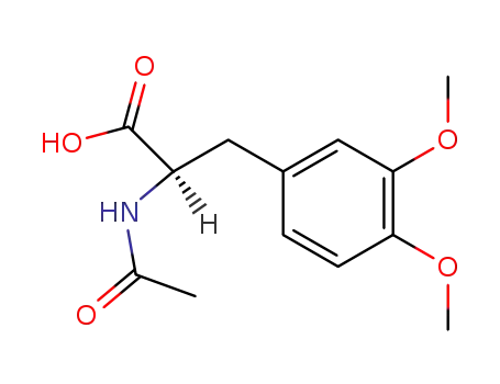 Molecular Structure of 33043-37-7 ((R)-N-ACETYL-3,4-DIMETHOXYPHENYLALANINE)