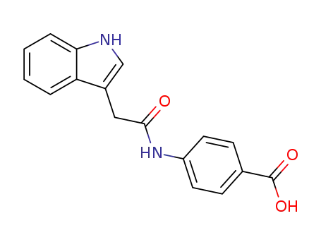 4-(2-indol-3-yl-acetylamino)-benzoic acid