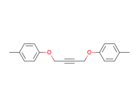 Molecular Structure of 4200-18-4 (Benzene, 1,1'-[2-butyne-1,4-diylbis(oxy)]bis[4-methyl-)