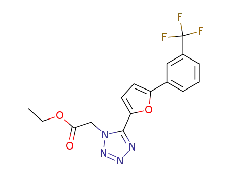 {5-[5-(3-Trifluoromethyl-phenyl)-furan-2-yl]-tetrazol-1-yl}-acetic acid ethyl ester