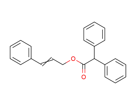 Molecular Structure of 16461-00-0 (Diphenylessigsaeure-<3-phenyl-allylester>)