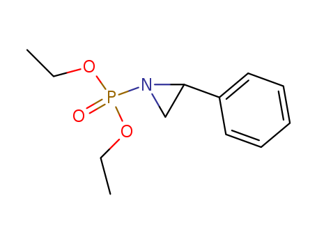 Phosphonic acid,(2-phenyl-1-aziridinyl)-, diethyl ester (8CI,9CI) cas  28053-61-4
