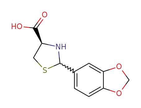 2-(1,3-Benzodioxol-5-yl)-1,3-thiazolidin-3-ium-4-carboxylate