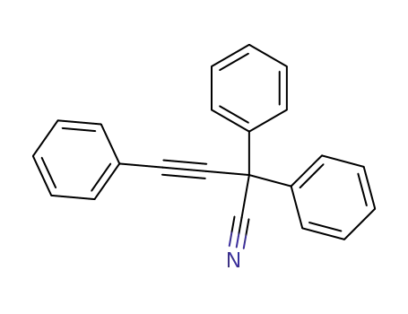 Molecular Structure of 64771-56-8 (Benzeneacetonitrile, a-phenyl-a-(phenylethynyl)-)