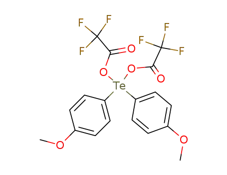 di(p-anisyl)tellurium di(trifluoroacetate)