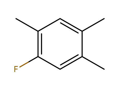 Molecular Structure of 400-01-1 (2,4,5-Trimethylfluorobenzene)