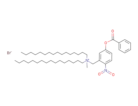 (5-Benzoyloxy-2-nitro-benzyl)-dihexadecyl-methyl-ammonium; bromide
