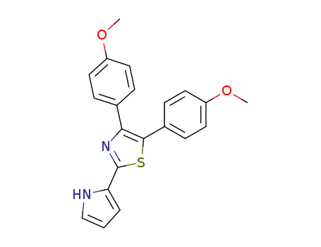 Thiazole,4,5-bis(4-methoxyphenyl)-2-(1H-pyrrol-2-yl)-