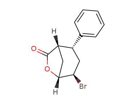 Molecular Structure of 130505-97-4 ((1RS,2SR,4SR,5SR)-4-bromo-2-phenyl-6-oxabicyclo<3.2.1>octan-7-one)