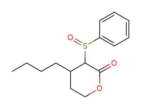 3-(Benzenesulfinyl)-4-butyloxan-2-one
