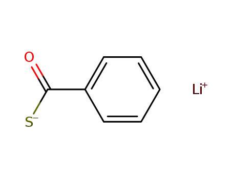 Molecular Structure of 58418-33-0 (Benzenecarbothioic acid, lithium salt)
