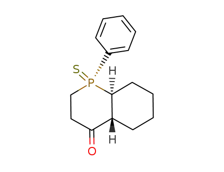 2-phenyl-2-thioxo-2-phosphabicyclo<4.4.0>decan-5-one