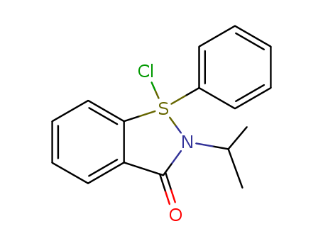 1,2-Benzisothiazol-3(2H)-one,1-chloro-1,1-dihydro-2-(1-methylethyl)-1-phenyl- (9CI) cas  65838-74-6