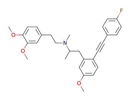 [2-(3,4-Dimethoxy-phenyl)-ethyl]-{2-[2-(4-fluoro-phenylethynyl)-5-methoxy-phenyl]-1-methyl-ethyl}-methyl-amine