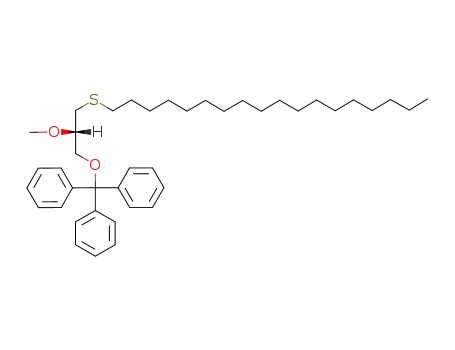 1-S-octadecyl-2-methyl-3-(triphenylmethyl)-sn-thioglycerol