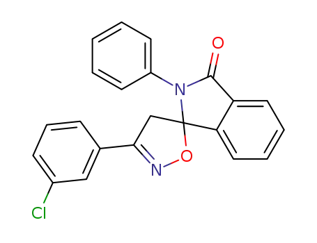 3'-(3-chlorophenyl)-2-phenylspiro<1H-isoindole-1,5'-(4'H)isoxazol>-3(2H)-one