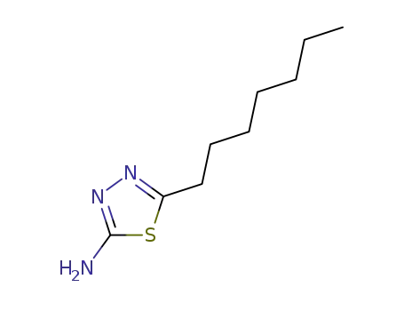 Molecular Structure of 75122-52-0 (5-HEPTYL-[1,3,4]THIADIAZOL-2-YLAMINE)