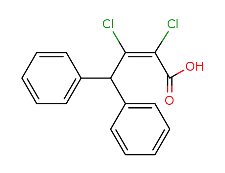 2,3-Dichlor-4,4-diphenyl-2-butensaeure