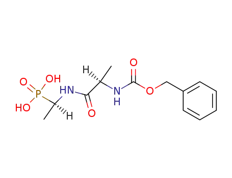 Molecular Structure of 98820-75-8 ([(R)-1-((R)-2-Benzyloxycarbonylamino-propionylamino)-ethyl]-phosphonic acid)