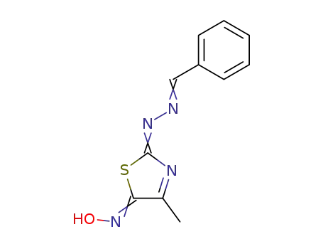 2-benzylidenehydrazono-4-methyl-2,5-dihydrothiazoline-5-oxime