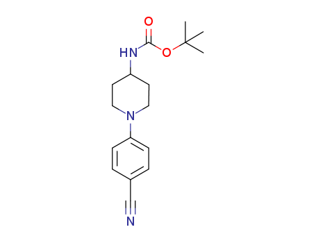 tert-butyl N-[1-(4-cyanophenyl)-4-piperidinyl] carbamate