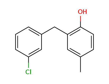 2-(3-chlorobenzyl)-4-methylphenol