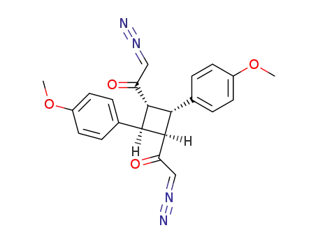 1α,3β-bis(diazoacetyl)-2α,4β-bis(4-methoxyphenyl)cyclobutane