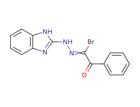 N-(1H-benzo[d]imidazol-2-yl)-2-oxo-2-phenylacetohydrazonoyl bromide