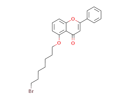 4H-1-Benzopyran-4-one, 5-[(7-bromoheptyl)oxy]-2-phenyl-