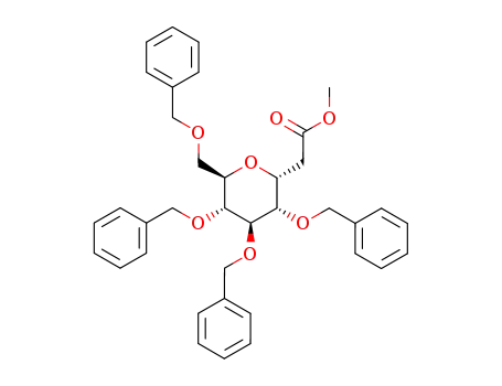 methyl 2-(2,3,4,6-tetra-O-benzyl-α-D-glucopyranosyl)acetate