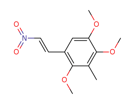 Benzene, 1,2,4-trimethoxy-3-methyl-5-(2-nitroethenyl)-, (E)-