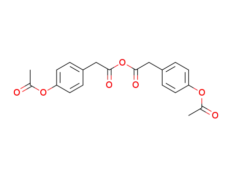 Molecular Structure of 79524-46-2 (Benzeneacetic acid, 4-(acetyloxy)-, anhydride)