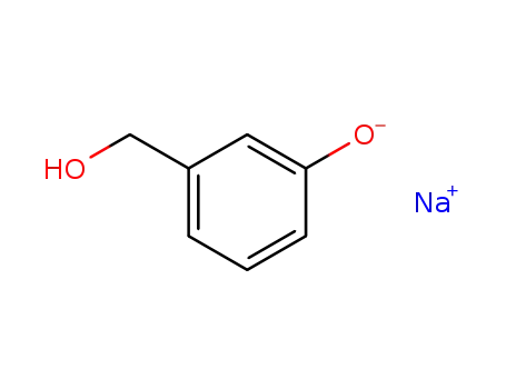 Molecular Structure of 40599-33-5 (3-(hydroxymethyl)phenol, sodium salt)