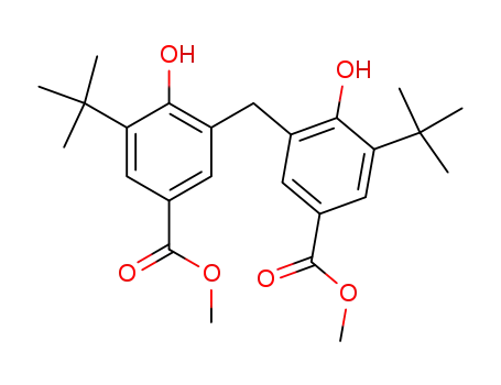 Benzoic acid, 3,3'-methylenebis[5-(1,1-dimethylethyl)-4-hydroxy-,
dimethyl ester