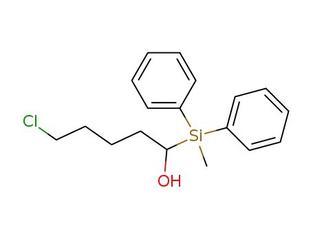 5-Chloro-1-(methyl-diphenyl-silanyl)-pentan-1-ol