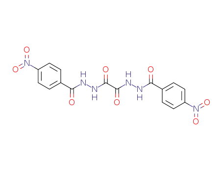 Molecular Structure of 4402-37-3 (Ethanedioic acid, bis[2-(4-nitrobenzoyl)hydrazide])