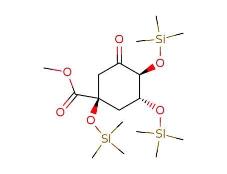 1,4,5-tris-O-trimethylsilyl-3-deshydroquinate de methyle